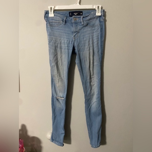 HOLLISTER Crop Jeans Low Rise - Picture 1 of 5